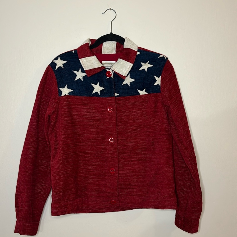 Coldwater Creek Patriotic Jacket